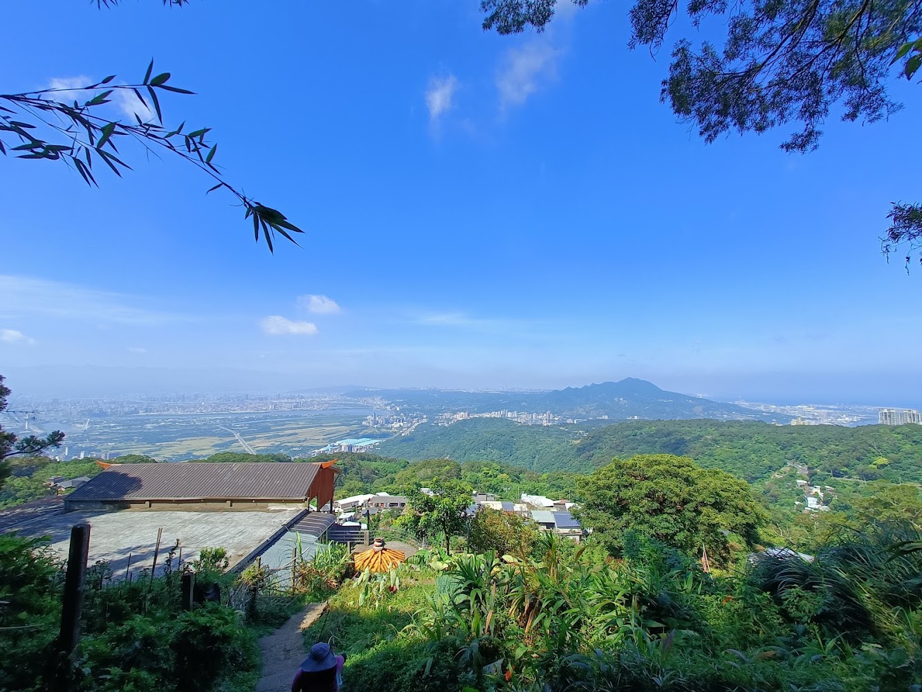 觀音山壯麗山景與遠方城市風光