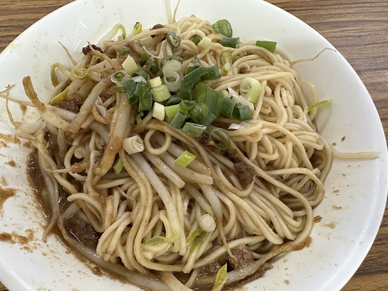 高雄陽春麵乾拌麵實拍