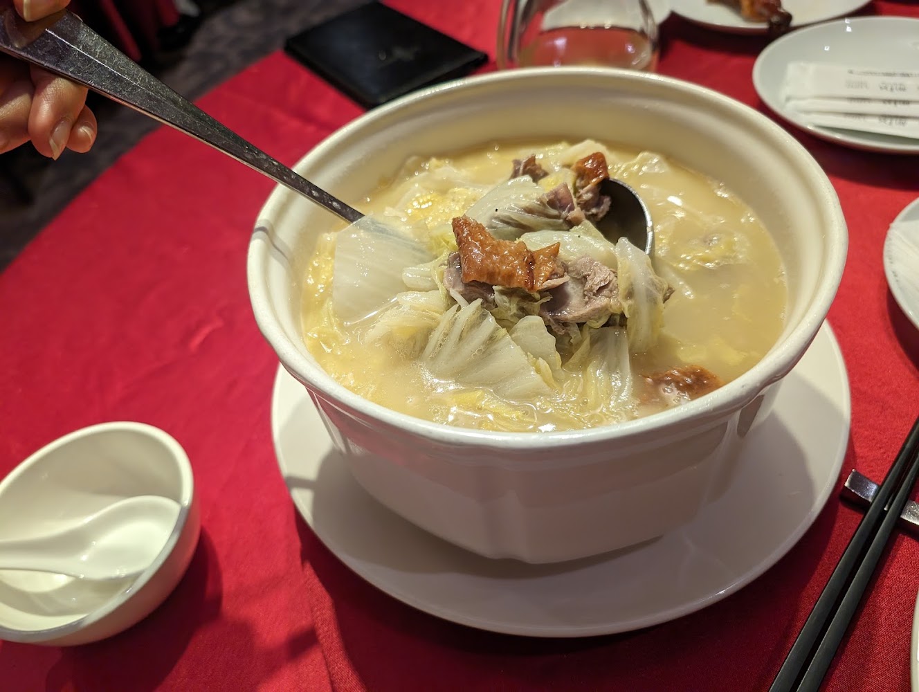 蘭城晶英酒店白菜鴨湯料理