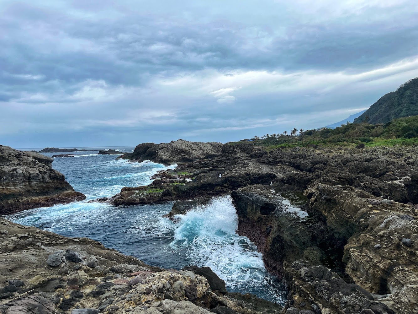 石梯坪壯觀海岸岩石