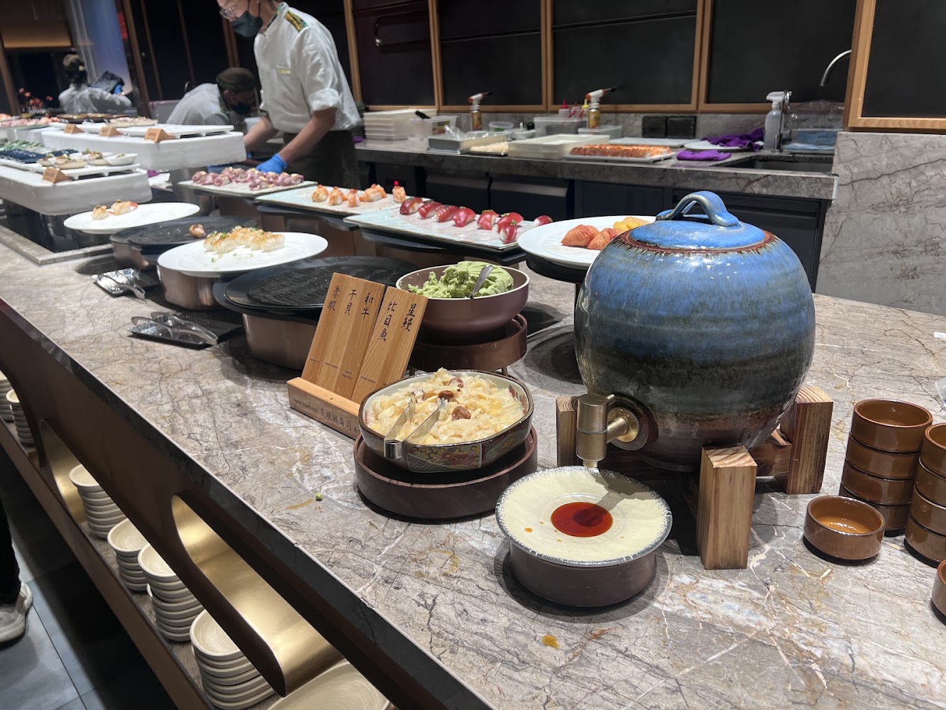 島語桃園台茂店日式料理區
