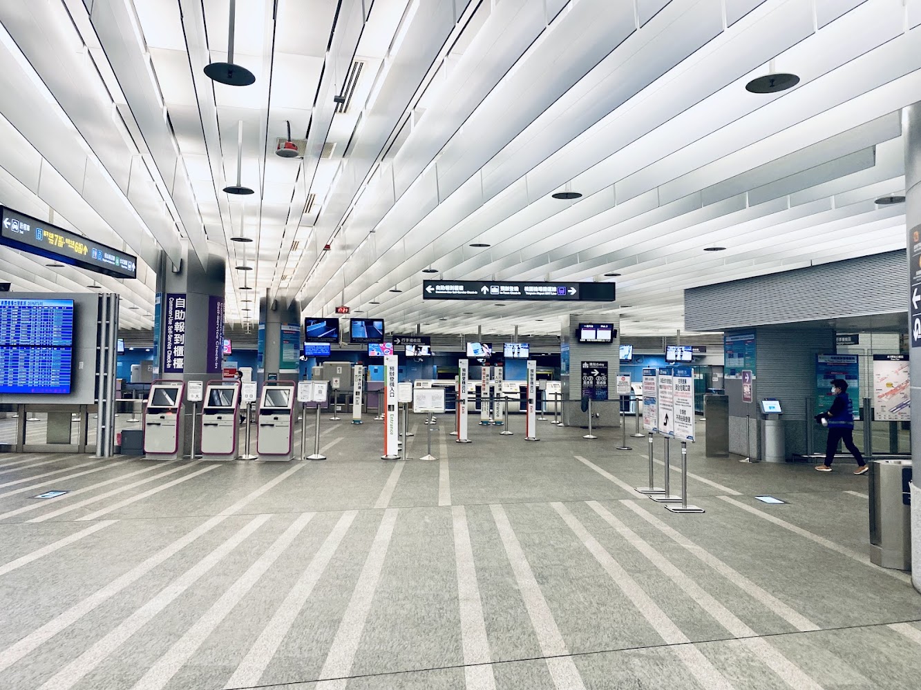 機場捷運自助報到區