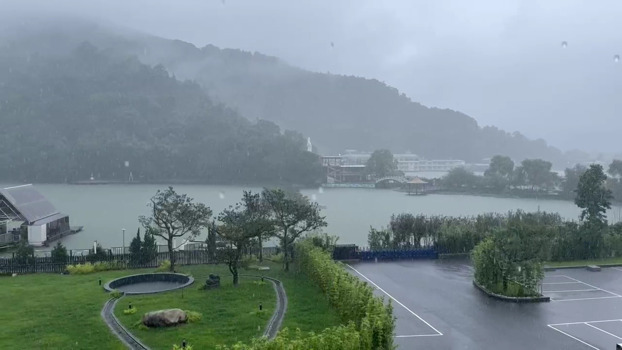 木沐悠嵐溫泉會館周邊鯉魚潭湖景