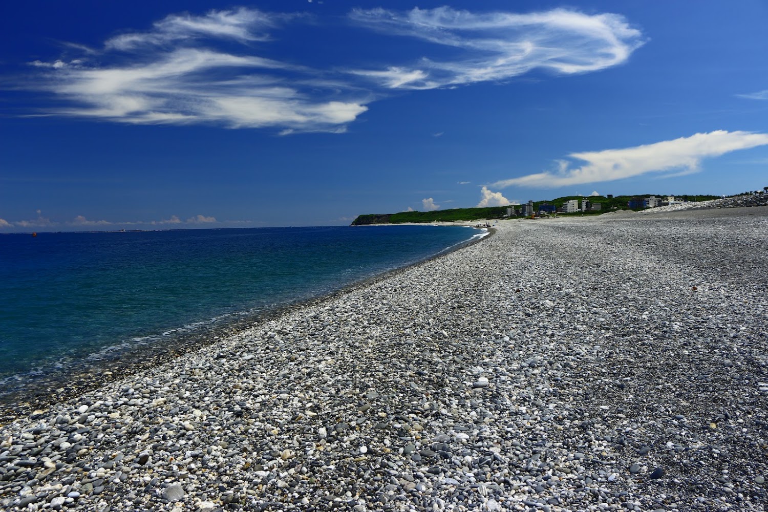 七星潭海岸風景特定區鵝卵石海灘