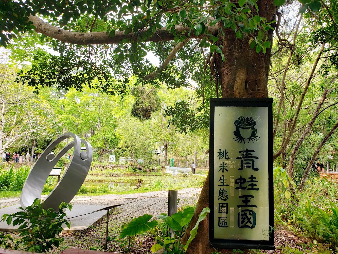 紙教堂青蛙王國生態區入口