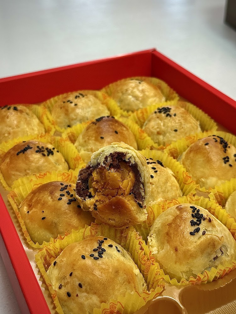 盒裝蛋黃酥近拍