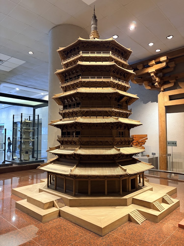 人類文化廳中國古代佛塔木製模型