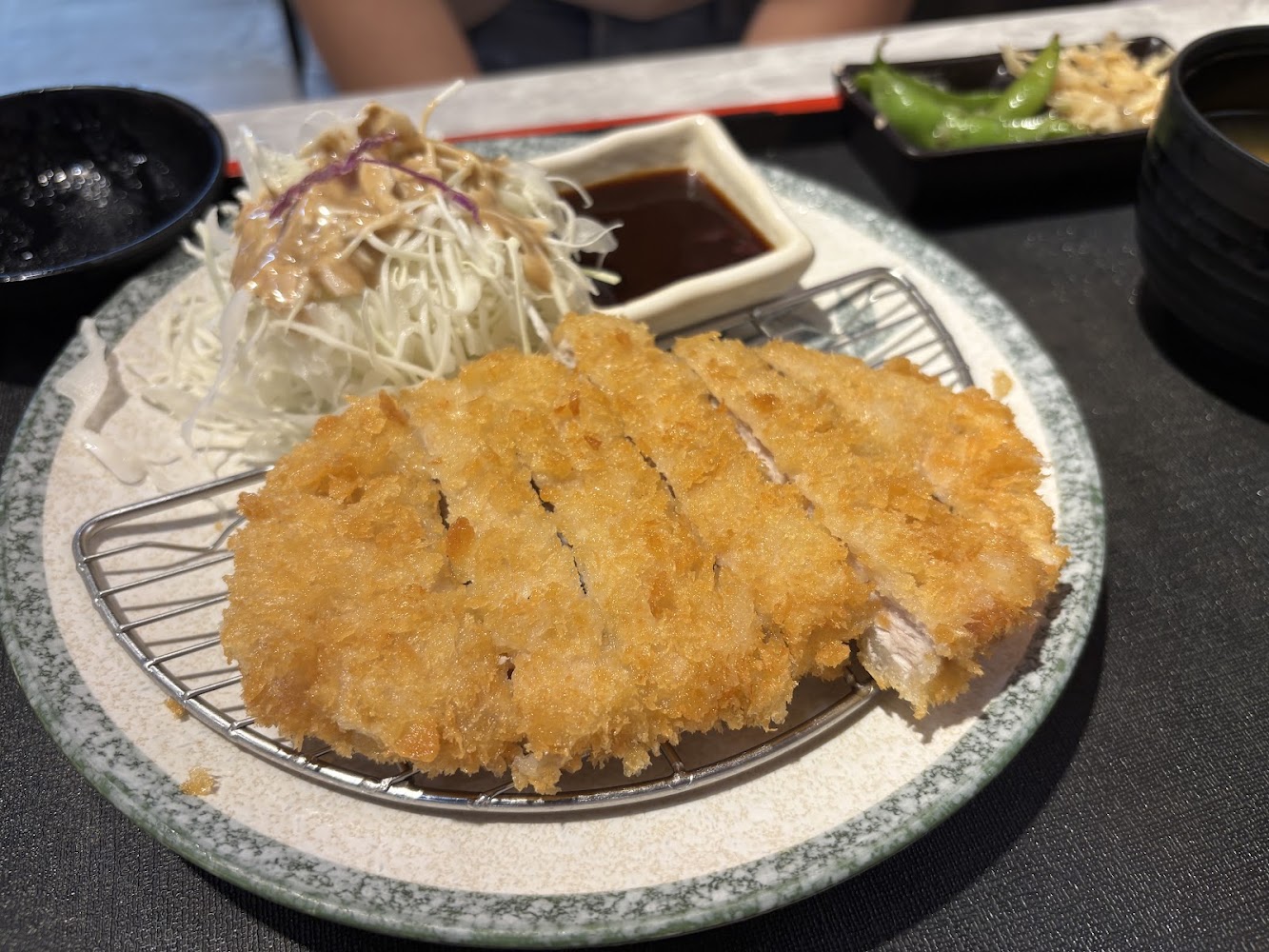日式炸豬排定食套餐