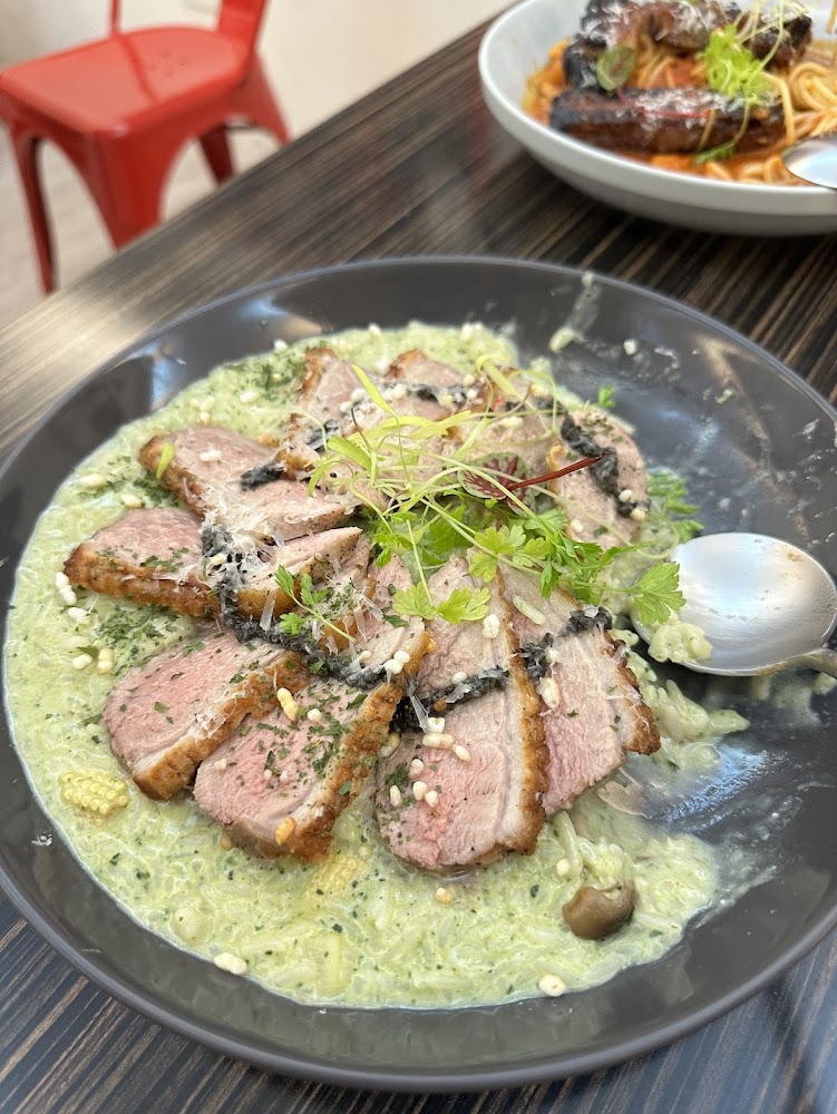 夯漫廚房青醬燉飯搭配鴨胸
