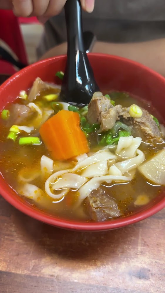 通化老師傅牛肉湯麵特寫