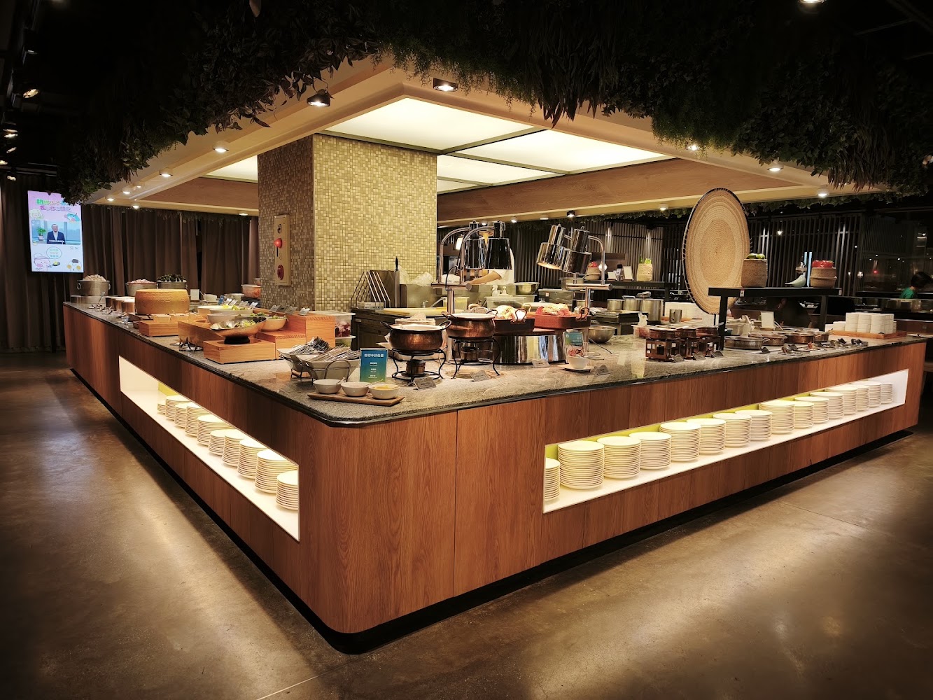 饗食天堂台南西門店取餐區