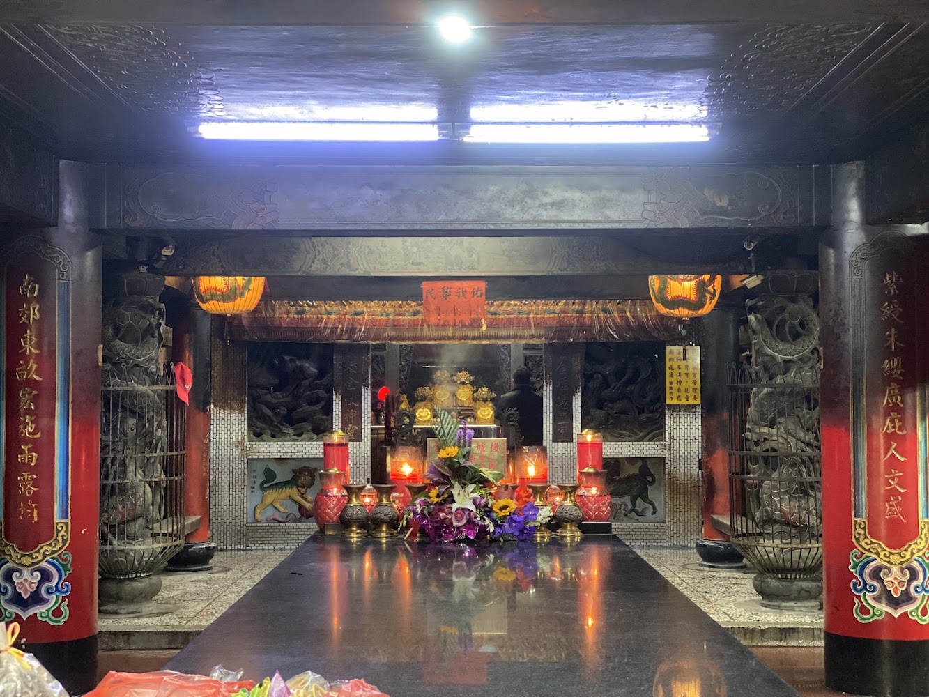 竹山紫南宮神壇供桌與莊嚴祭拜空間