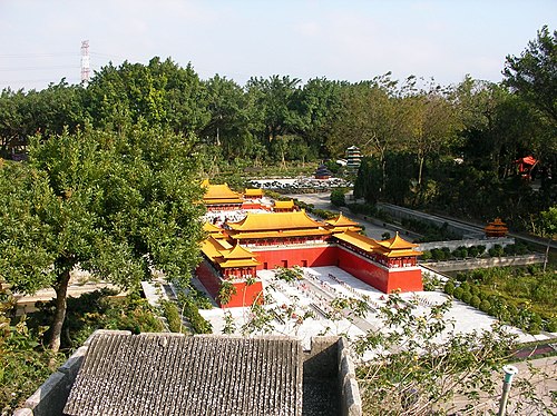 中國宮殿式建築縮小模型