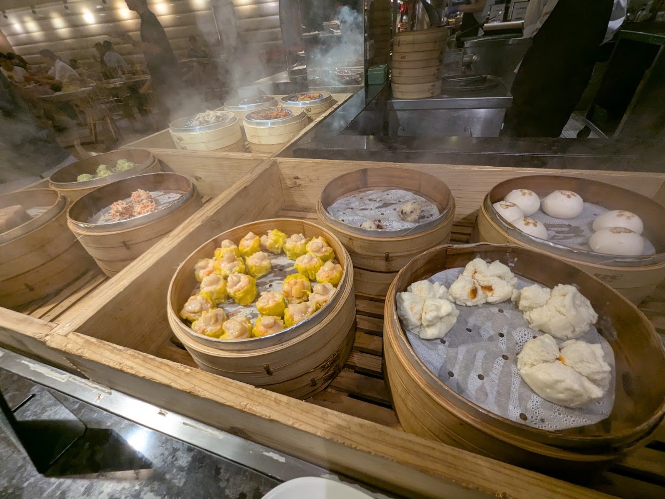 豐 FOOD 海陸百匯港式點心蒸籠區