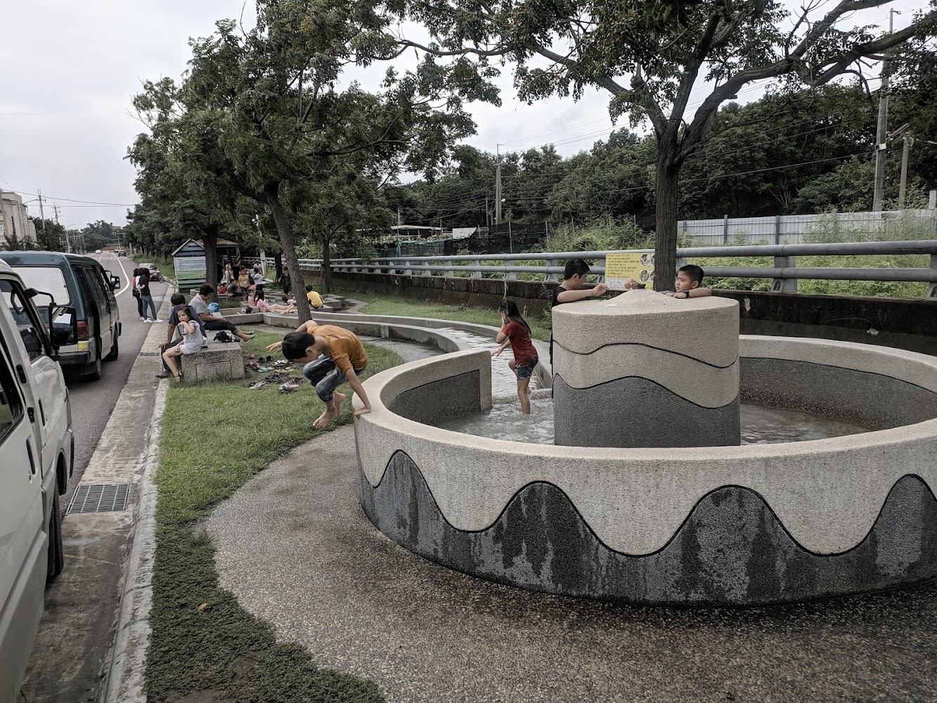 西螺大橋親子公園戲水區水池