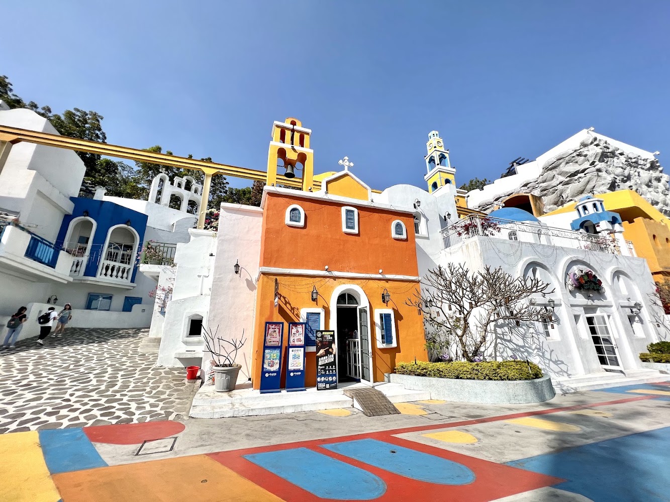 義大遊樂世界希臘風格建築街景