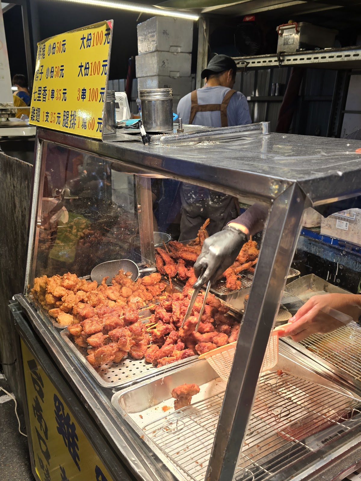 大雅雅潭夜市炸物攤 現炸小吃