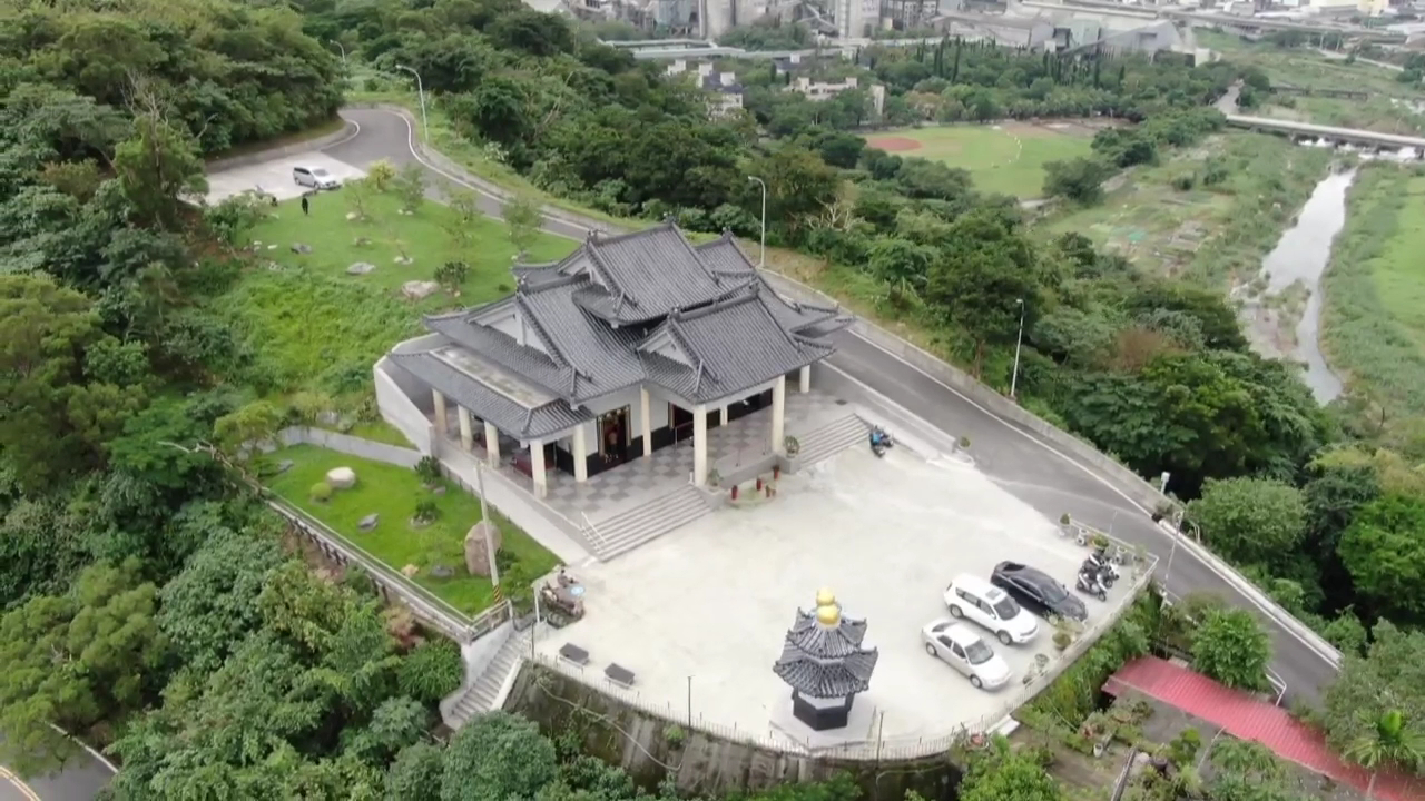 蘇澳砲台山靈濟寺空拍鳥瞰全貌