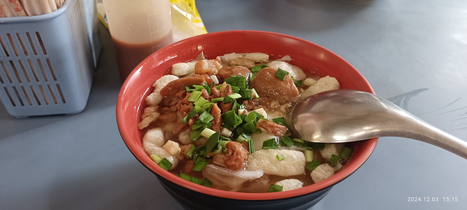 萬丹阿慧飯湯招牌飯湯特寫