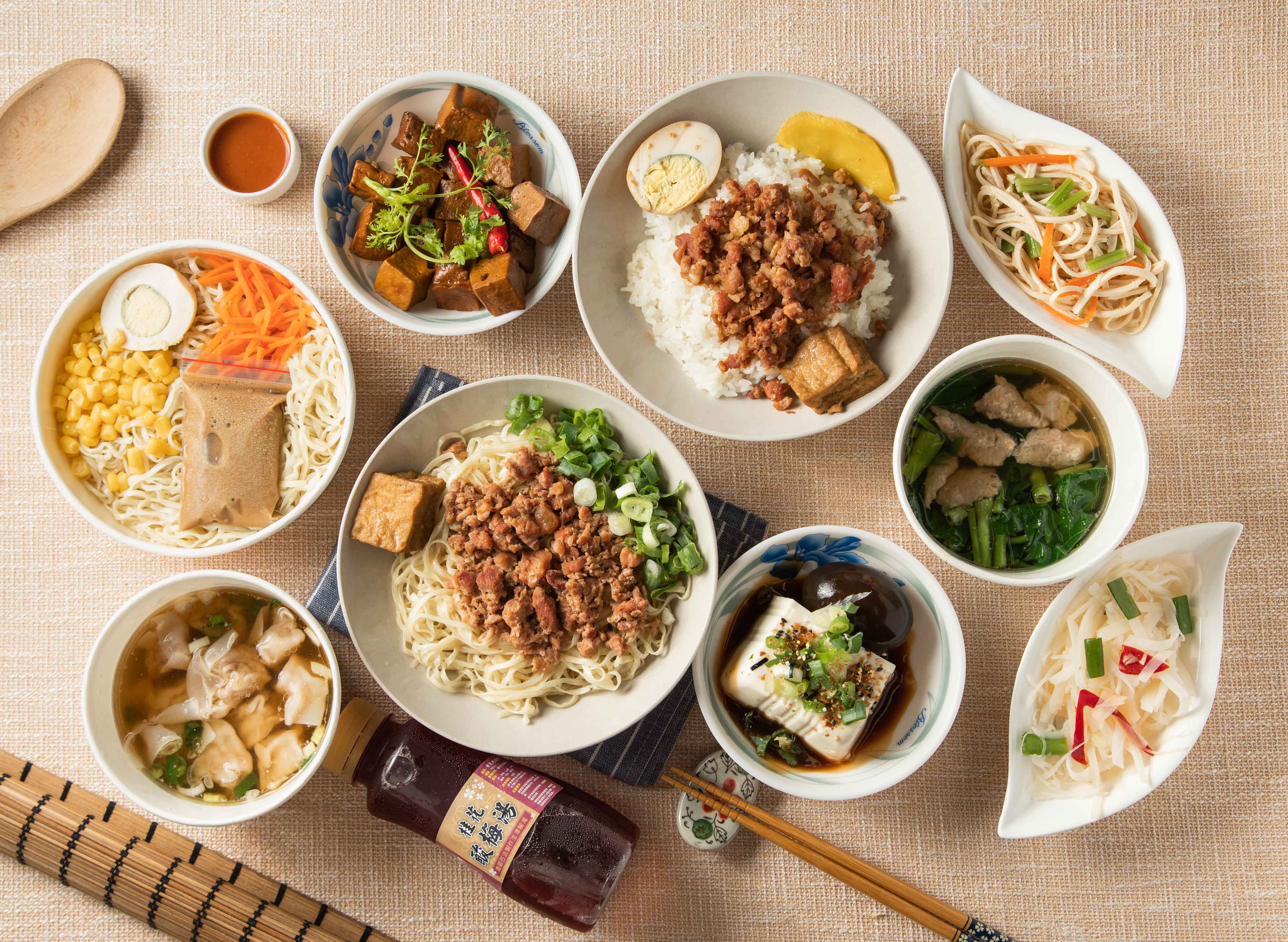 友德南投意麵多樣餐點合照