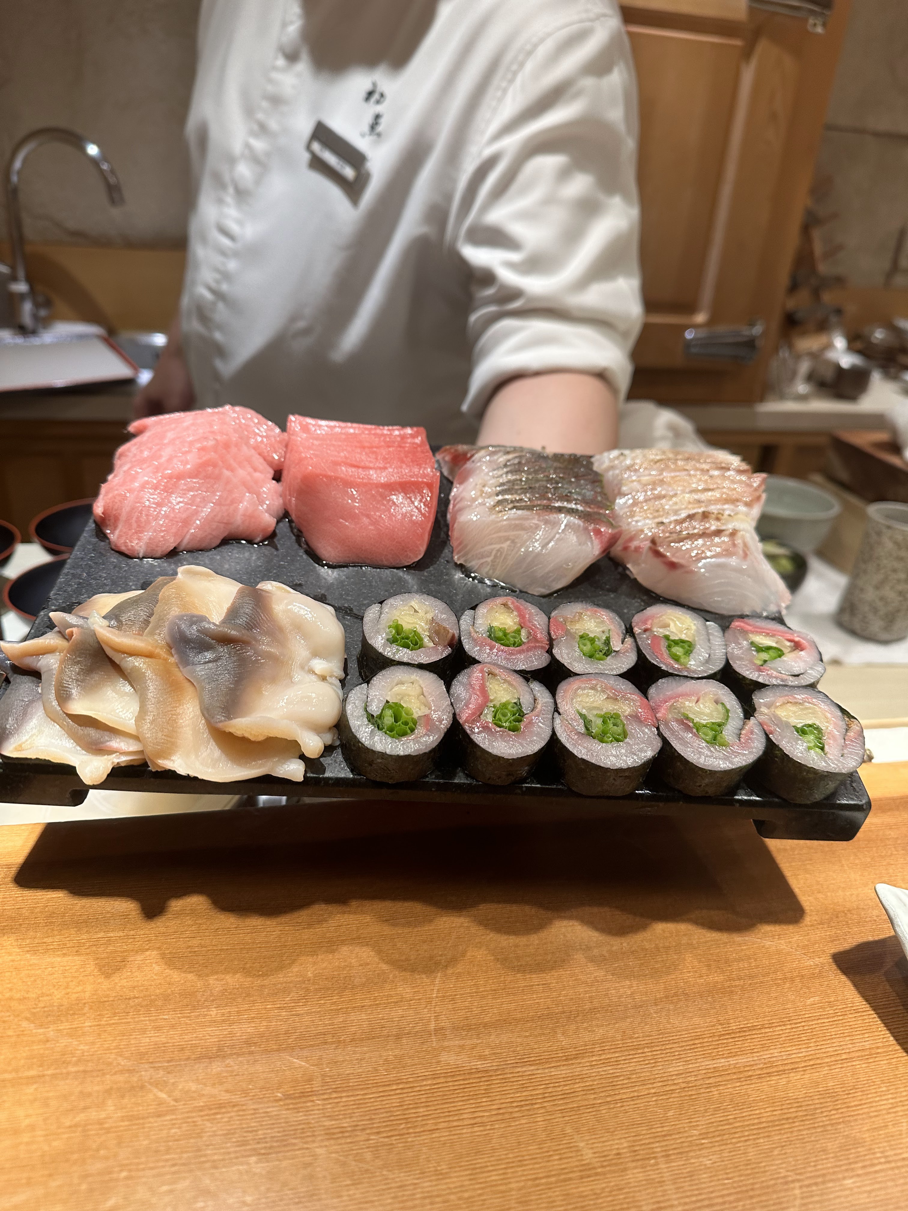 初魚 鮨-台北晶華酒店綜合壽司擺盤
