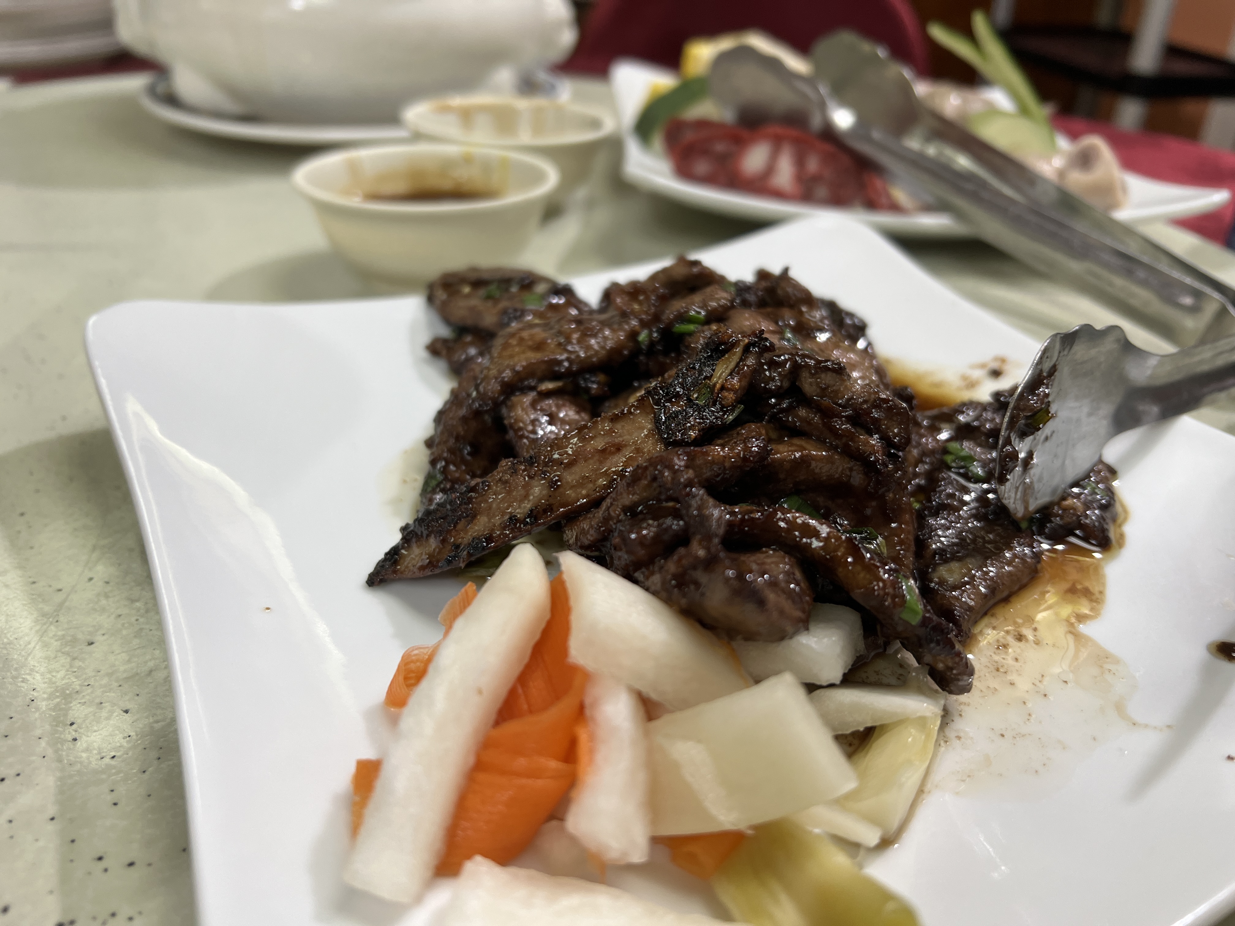 欣欣餐廳阿塗師醬燒牛肉片料理