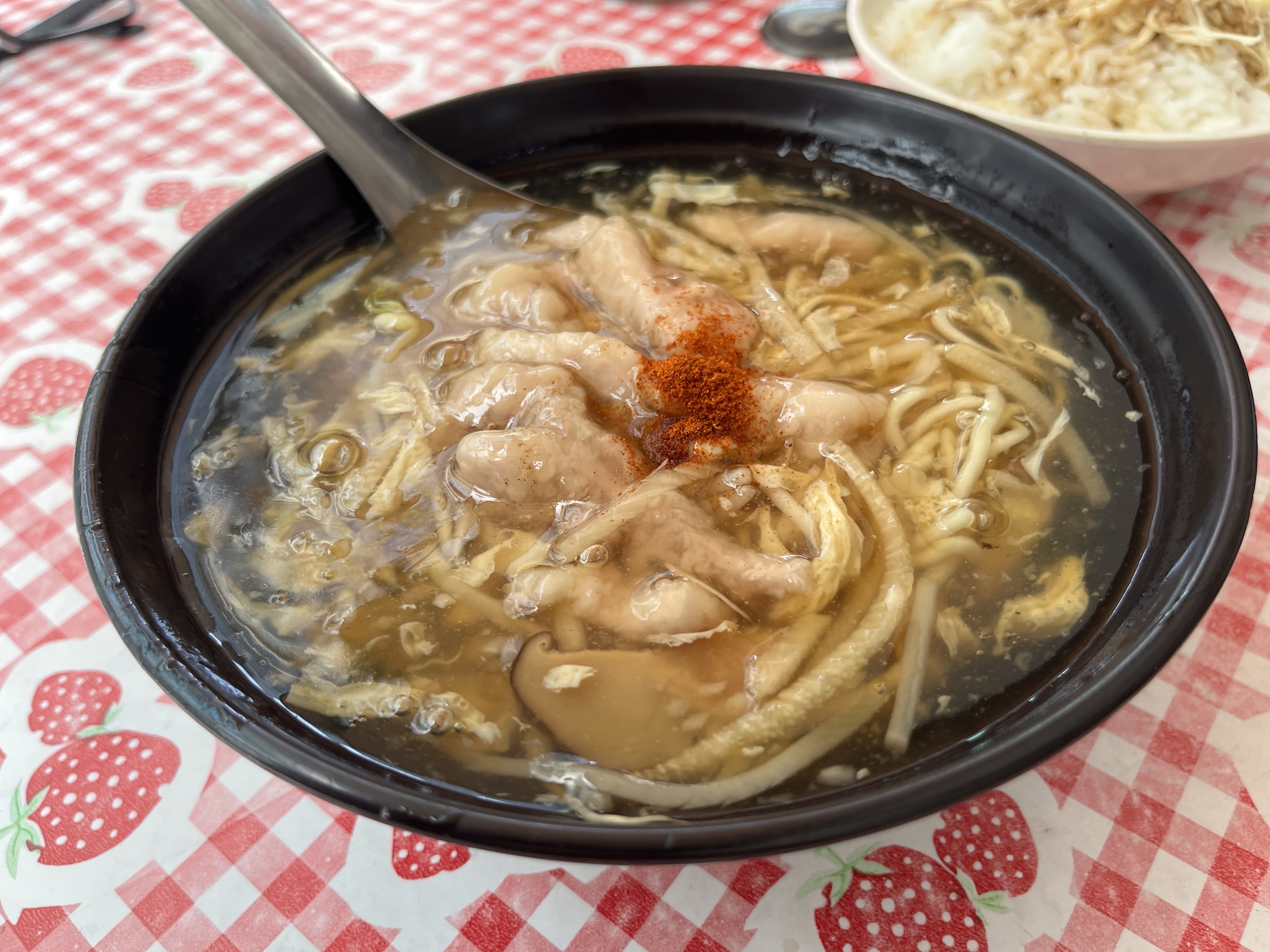 北港客運東陽香菇肉羹羹湯與滷肉飯