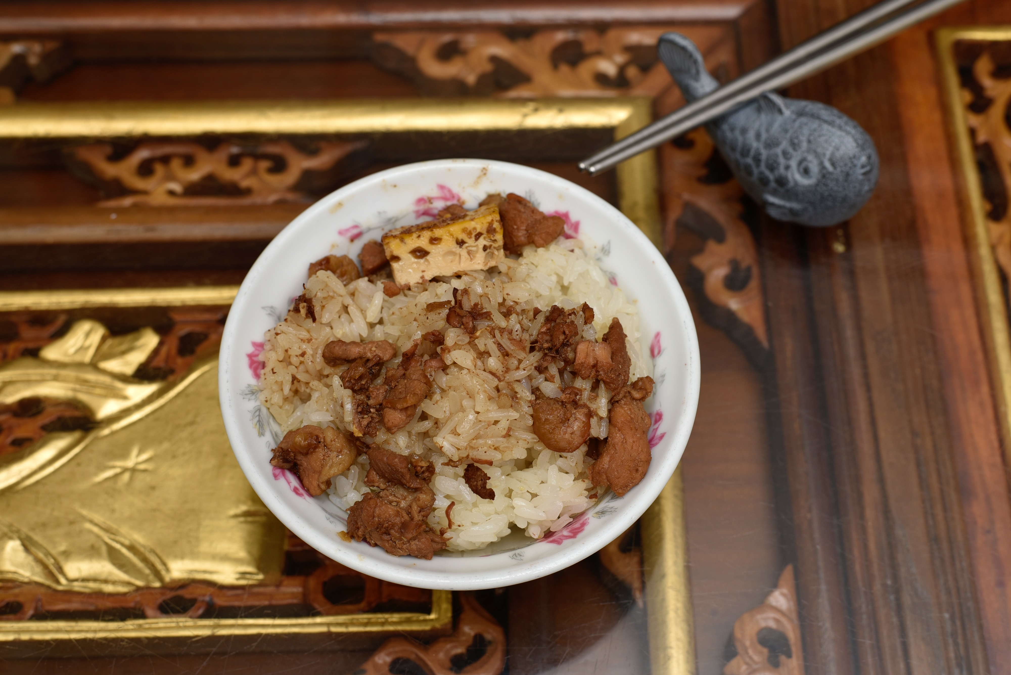 阿豐油飯麵線糊油飯近照