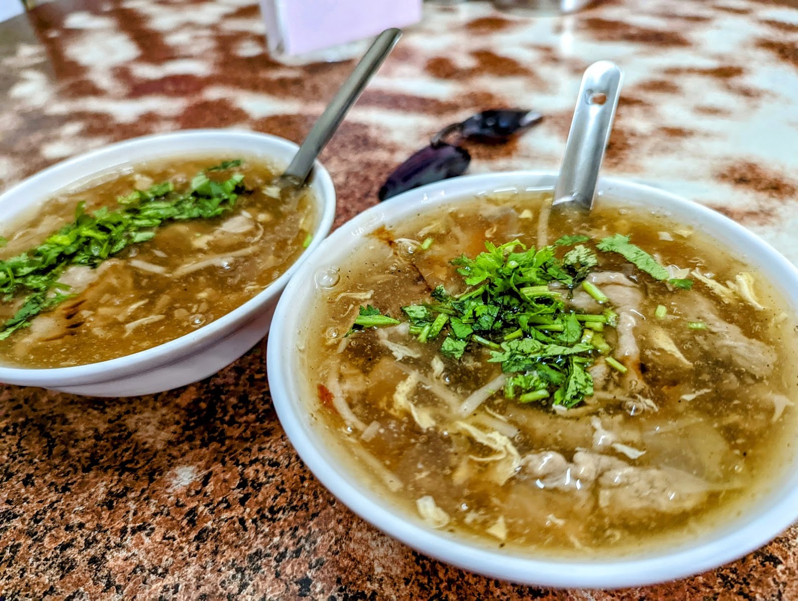 阿香肉羹麵成品特寫