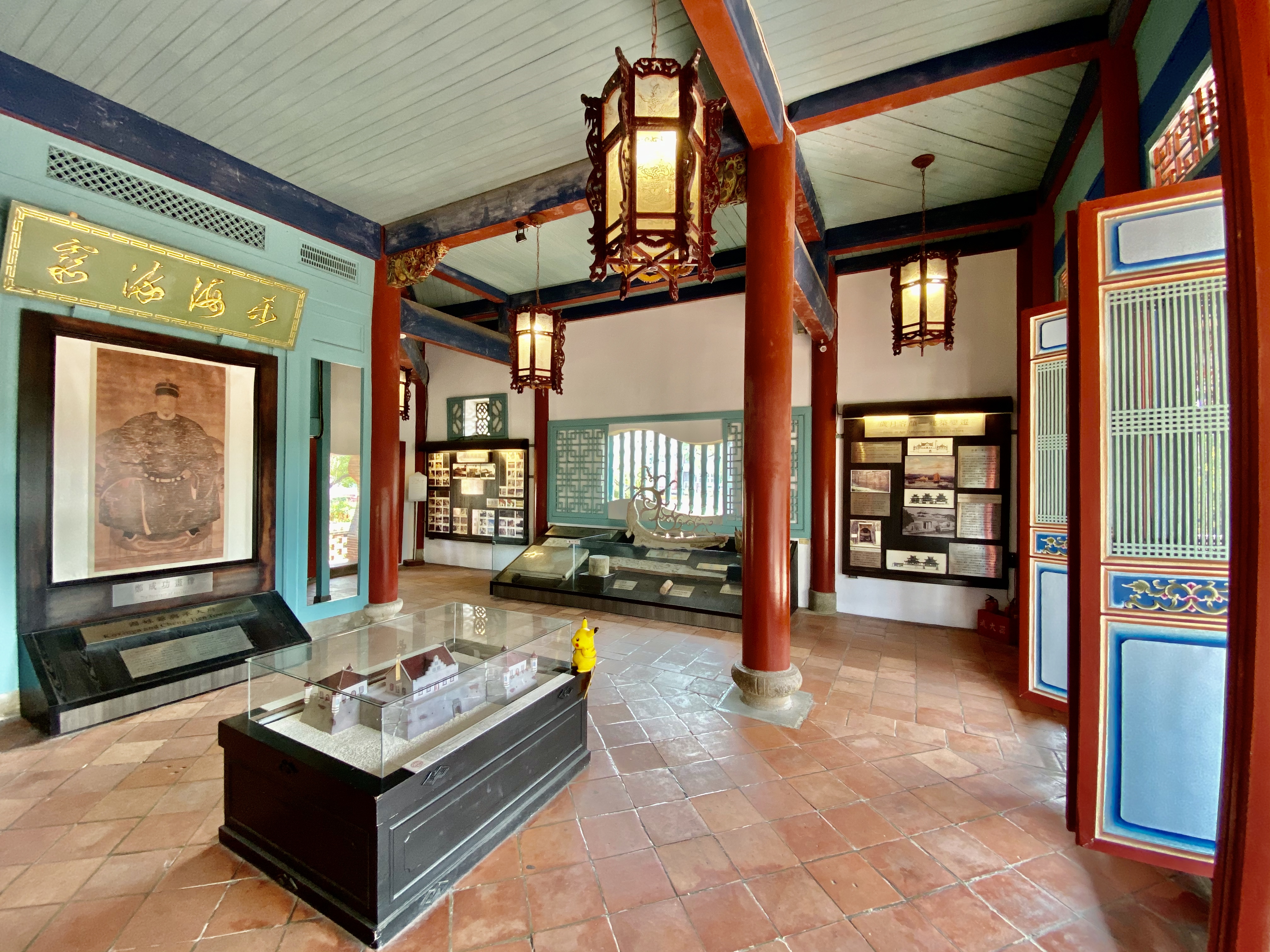 赤崁樓室內展覽空間與歷史展示