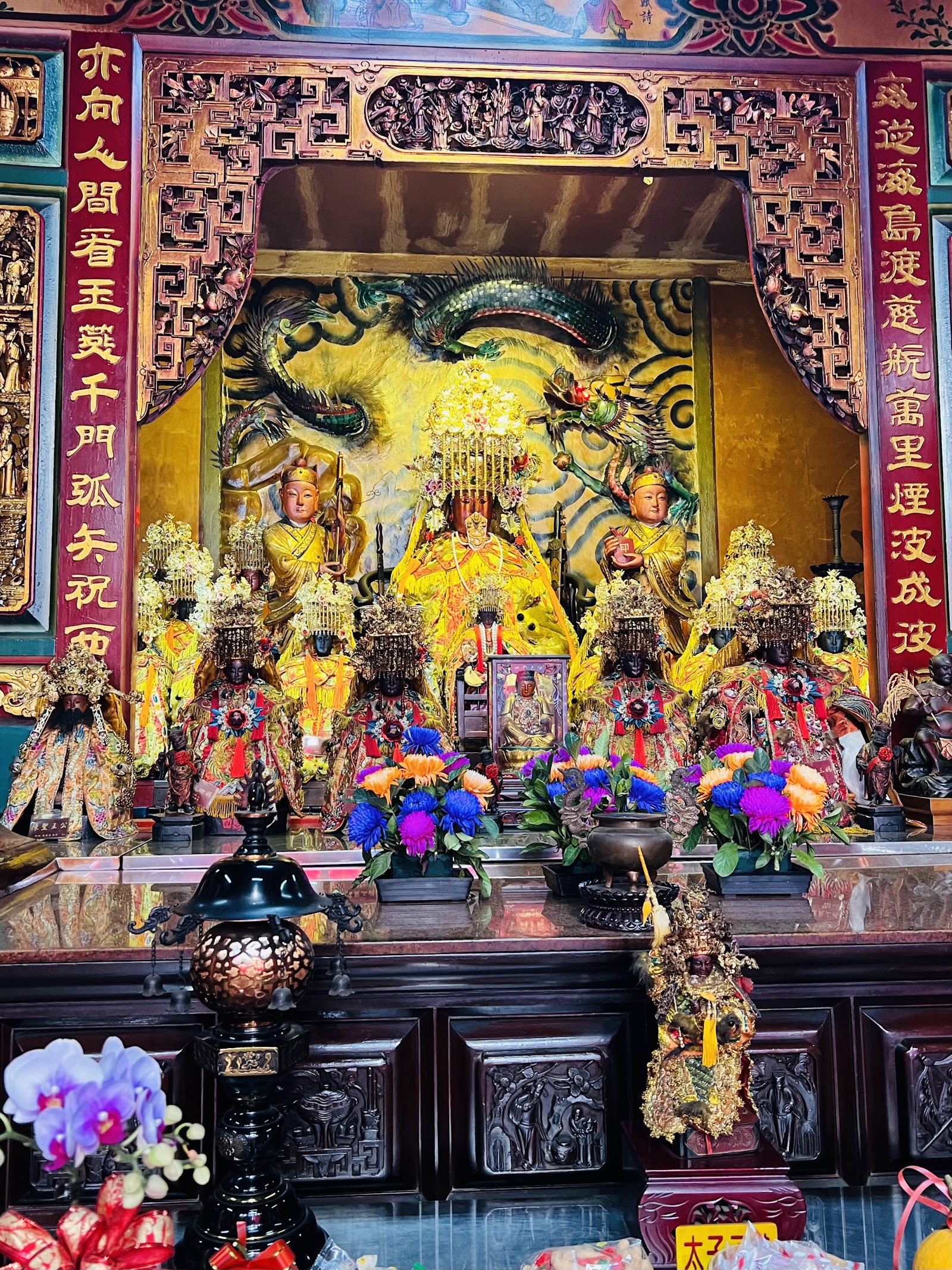 二水安德宮媽祖神像
