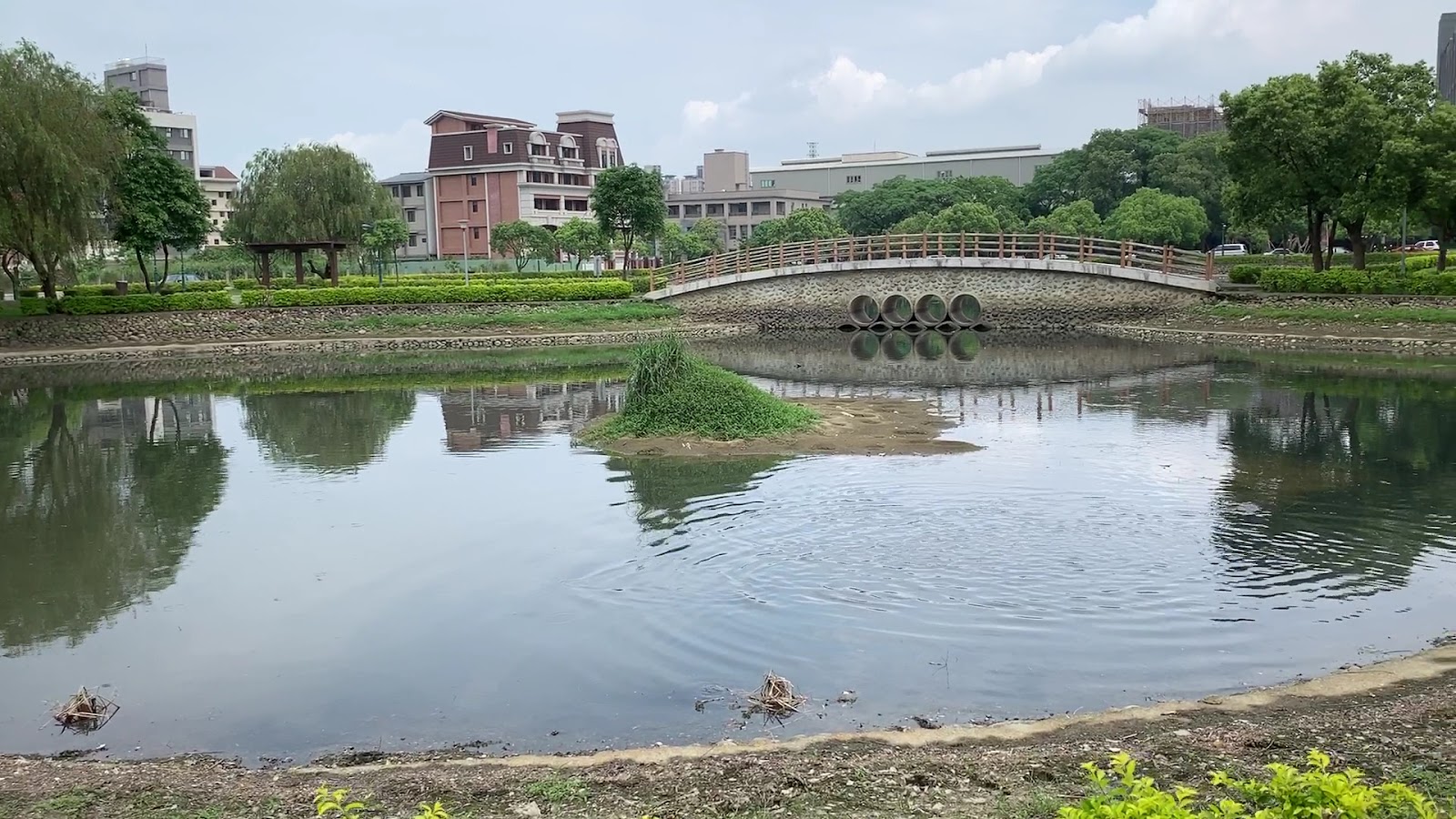興豐公園(二)生態池與拱橋