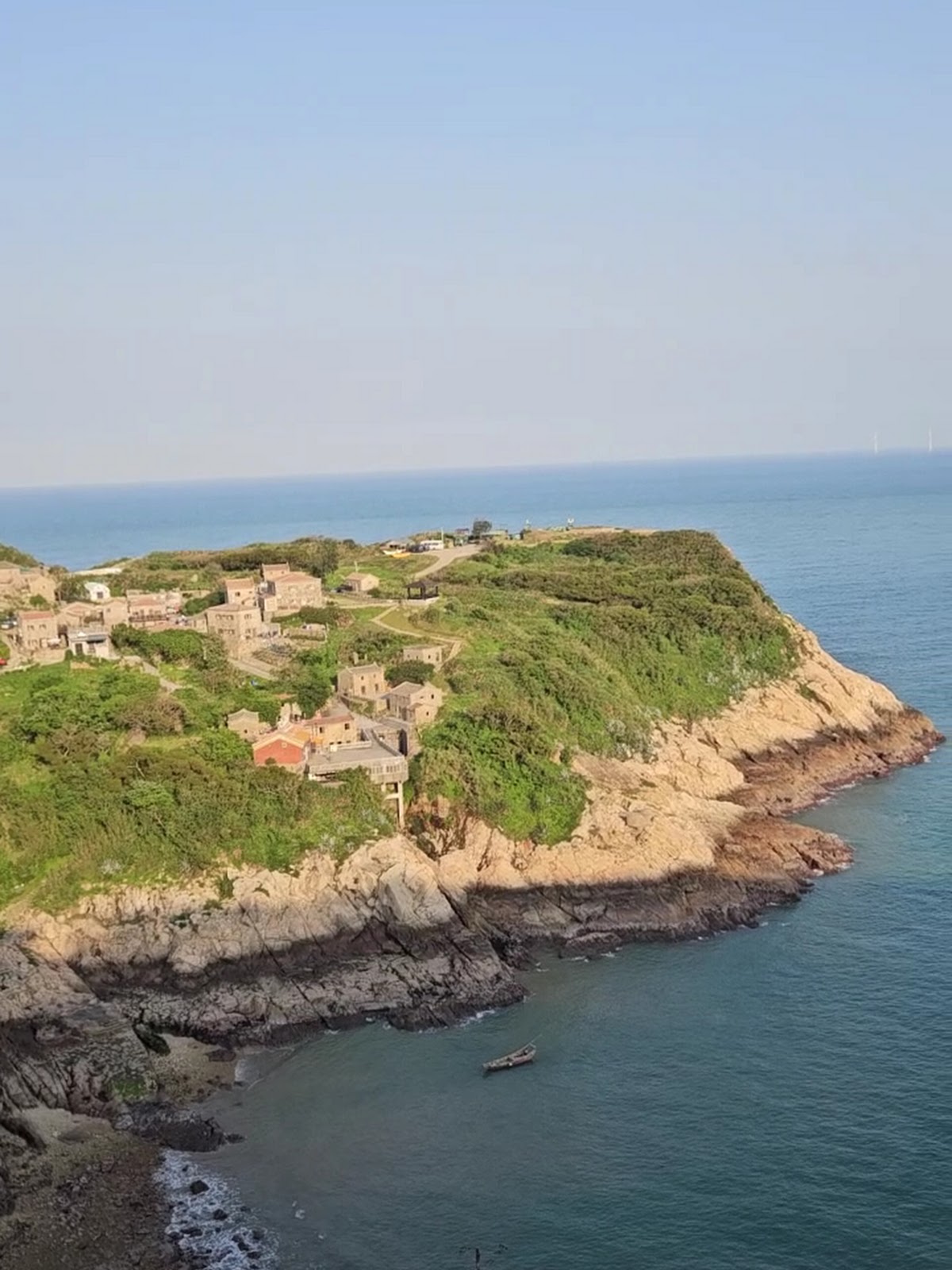 福正聚落海岬空拍遠景