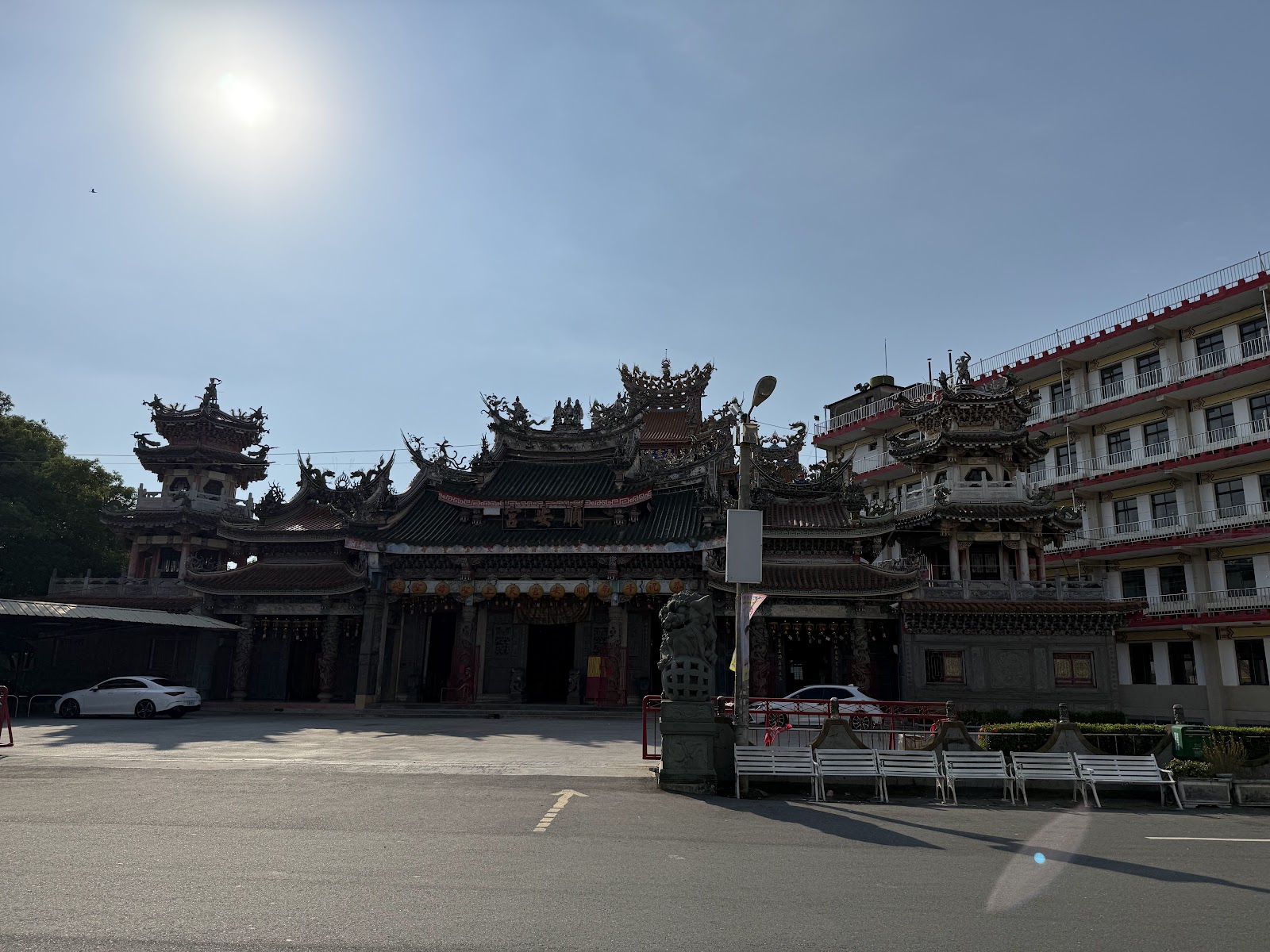 斗南順安宮廟埕全景
