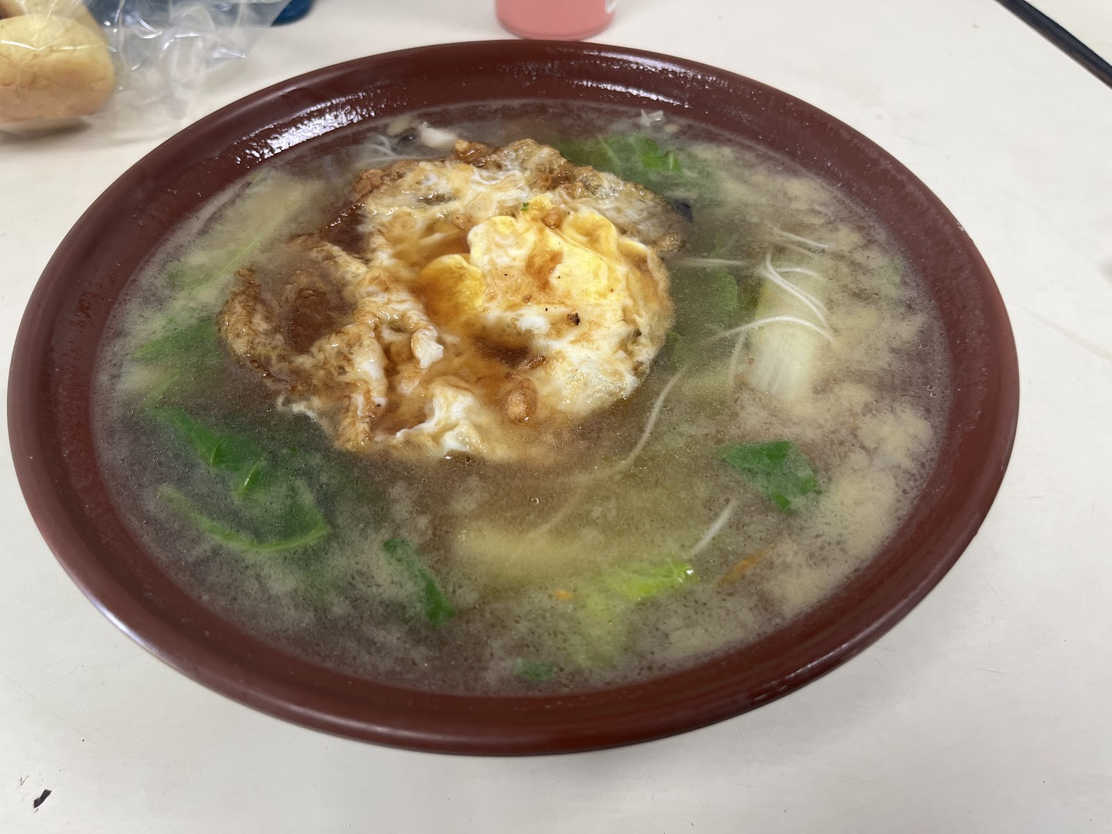 觀海樓食品店荷包蛋海鮮冬粉湯