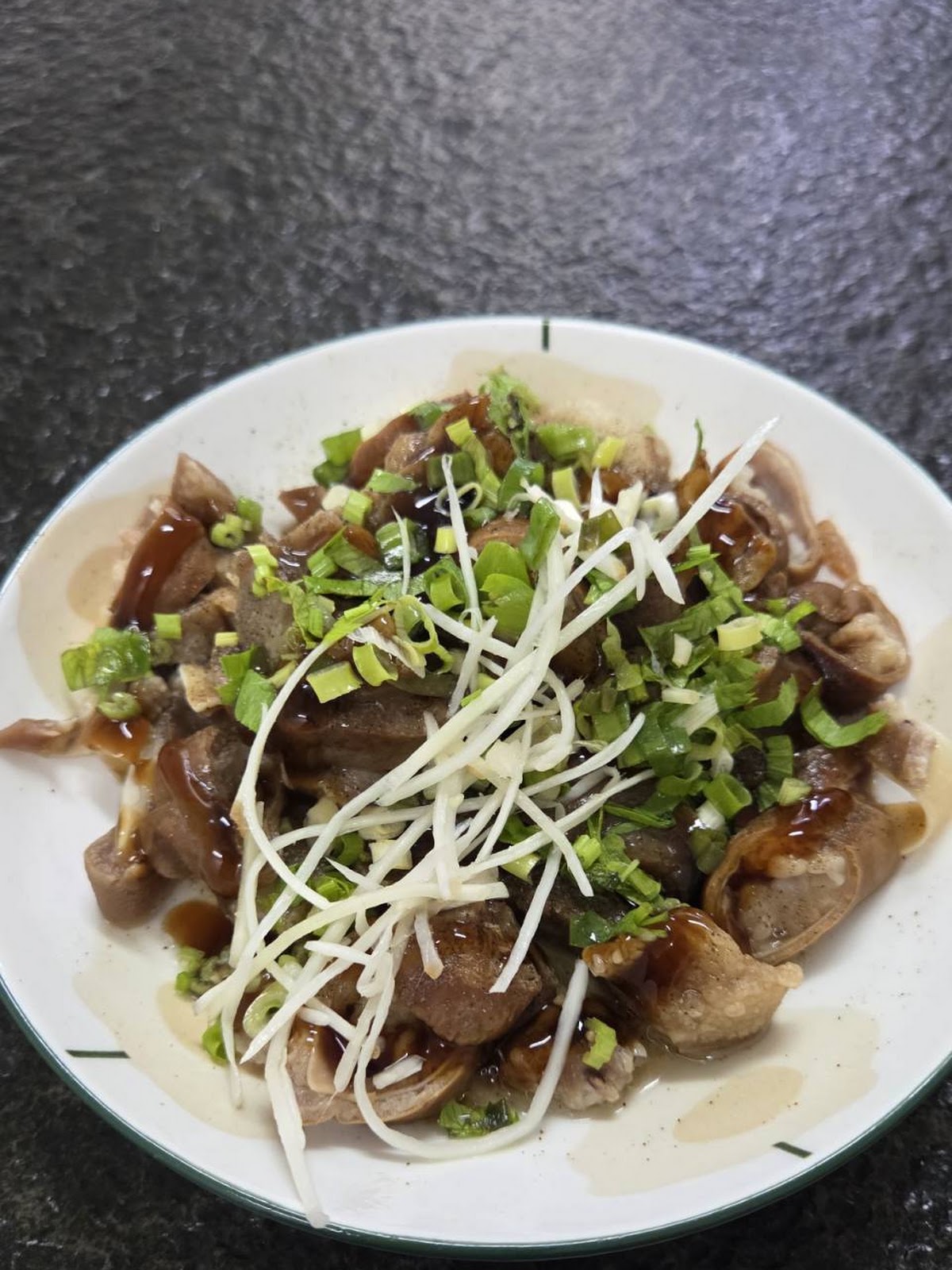橫山小吃薑絲炒粉腸