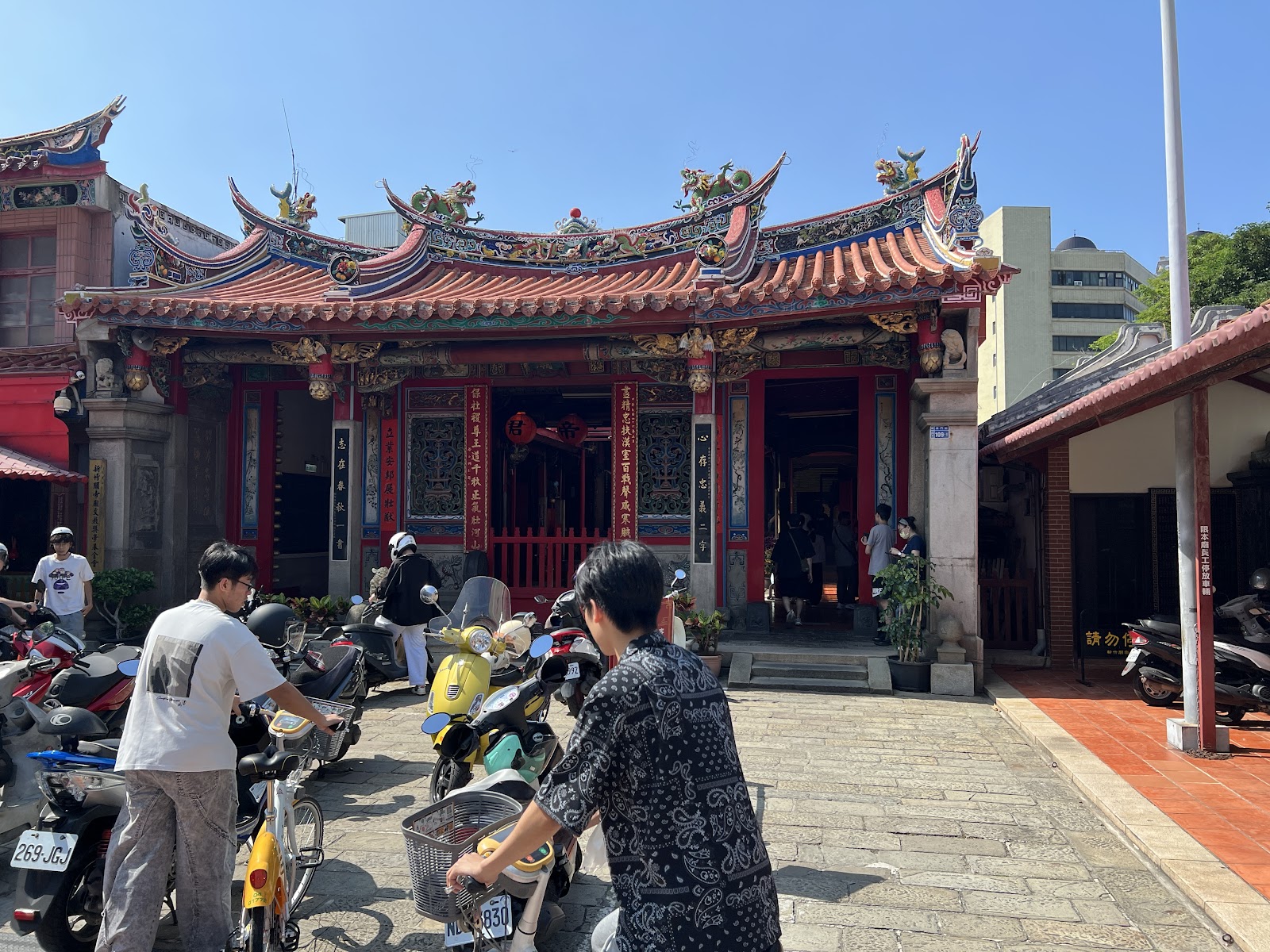 新竹關帝廟古蹟正門全景