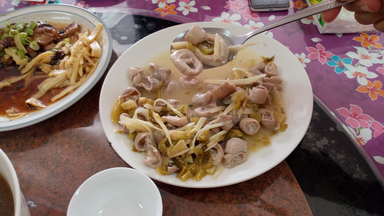 潘媽媽客家美食薑絲炒大腸