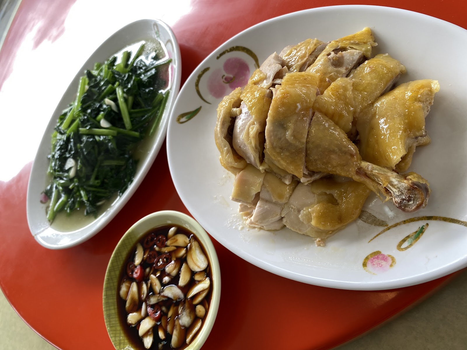 秀姑巒風味餐招牌白斬雞