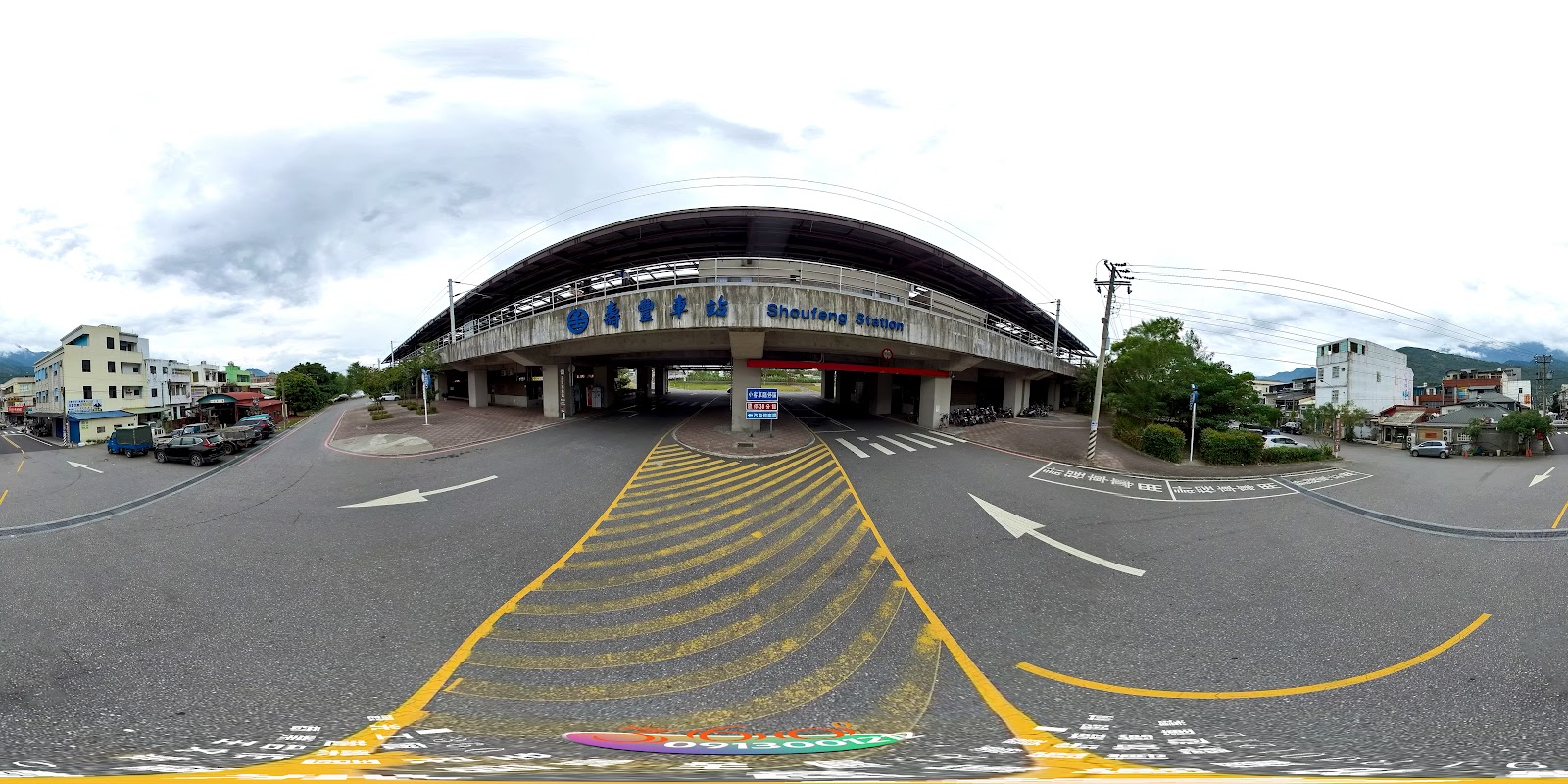 壽豐車站站前廣場360度街景全景