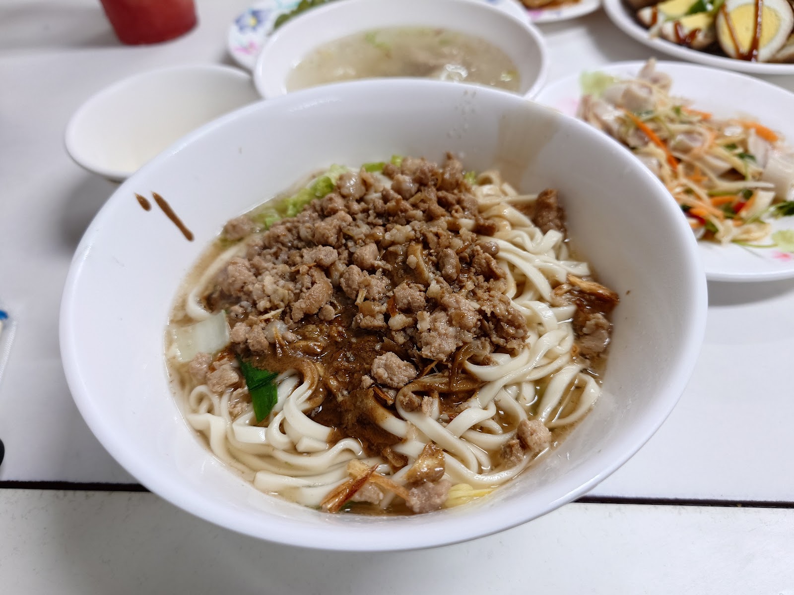 劉記小吃招牌麻醬麵特寫