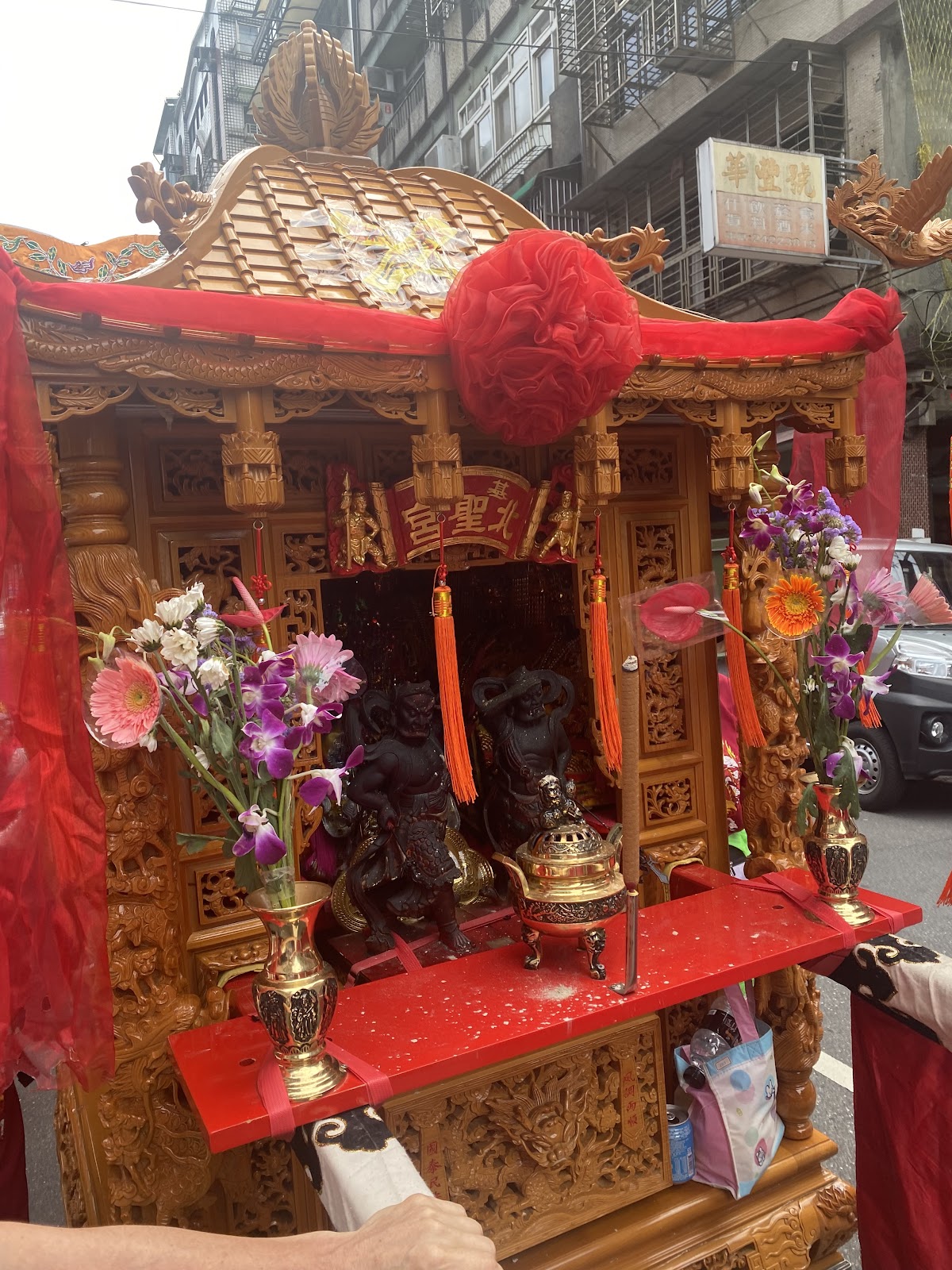 基隆北聖宮媽祖遶境神轎特寫