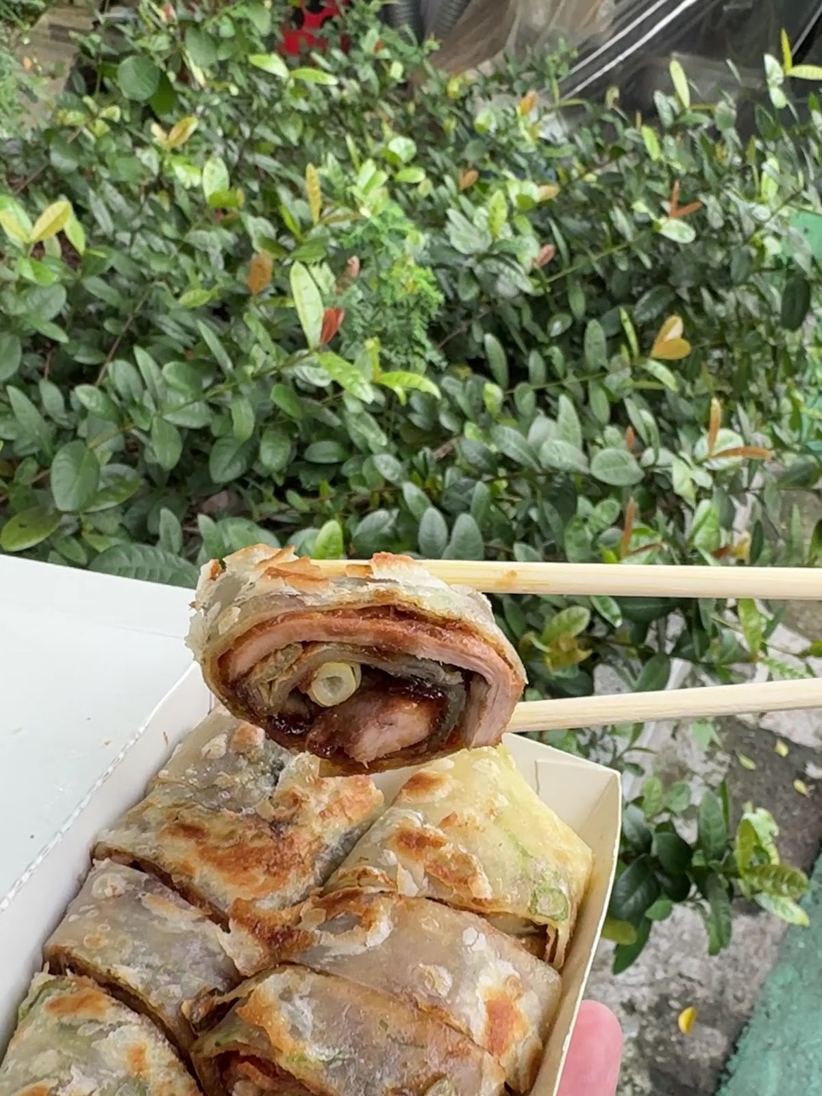 捲餅達人招牌牛肉捲餅特寫
