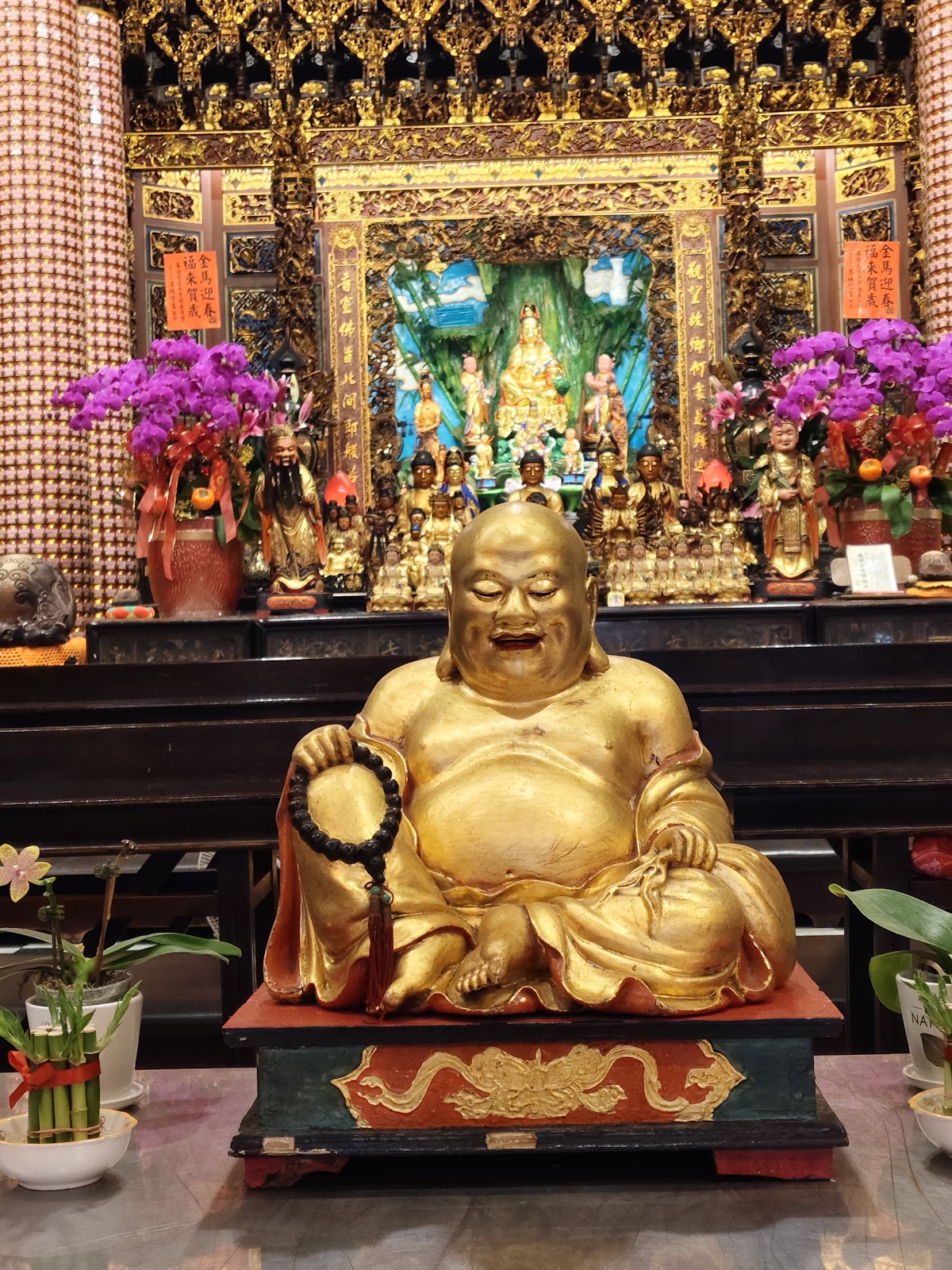 基隆慈雲寺彌勒佛金身
