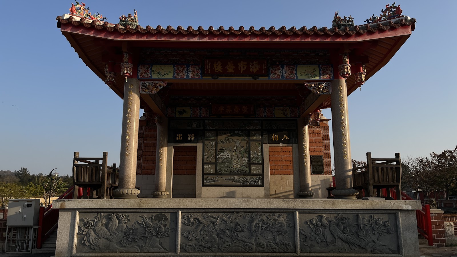 瓊林聚落出將入相古戲台,瓊林古地名老照片