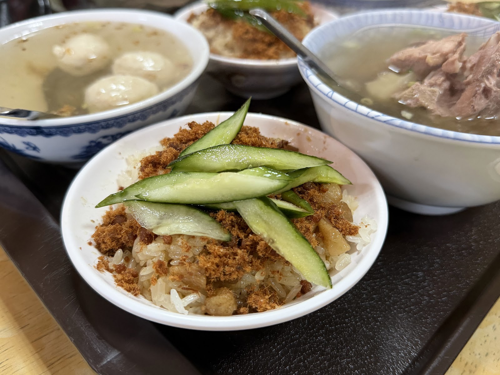 蘇澳港廟口廖榮川米糕招牌米糕飯特寫