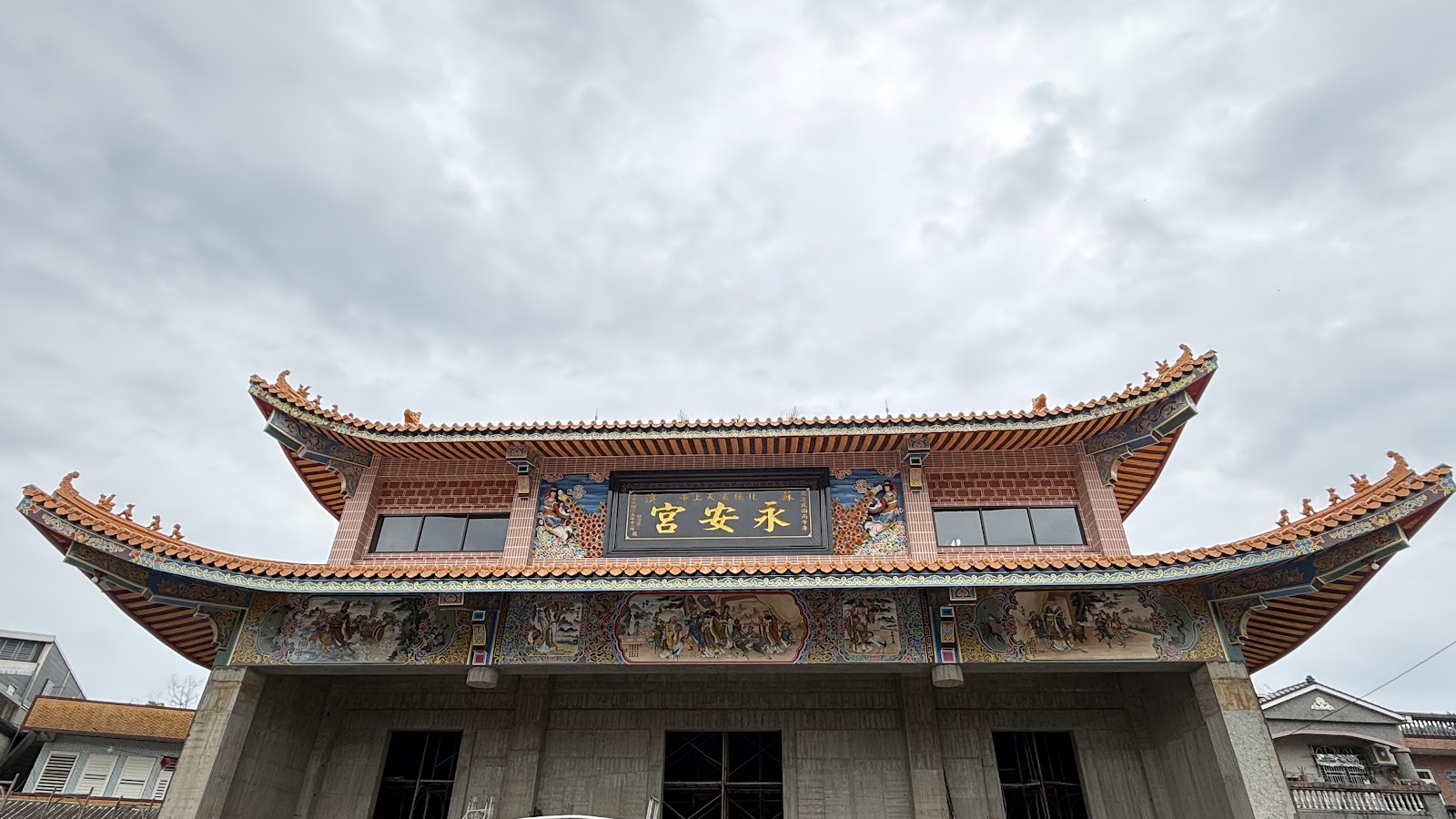 嶺腳永安宮玄天上帝廟宇正面全景