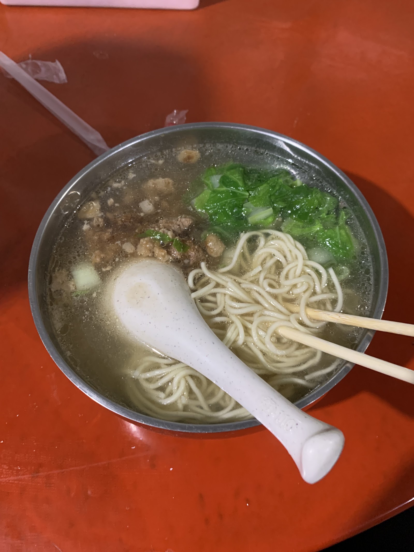 紅葉鈴龍小吃麵店招牌肉燥湯麵