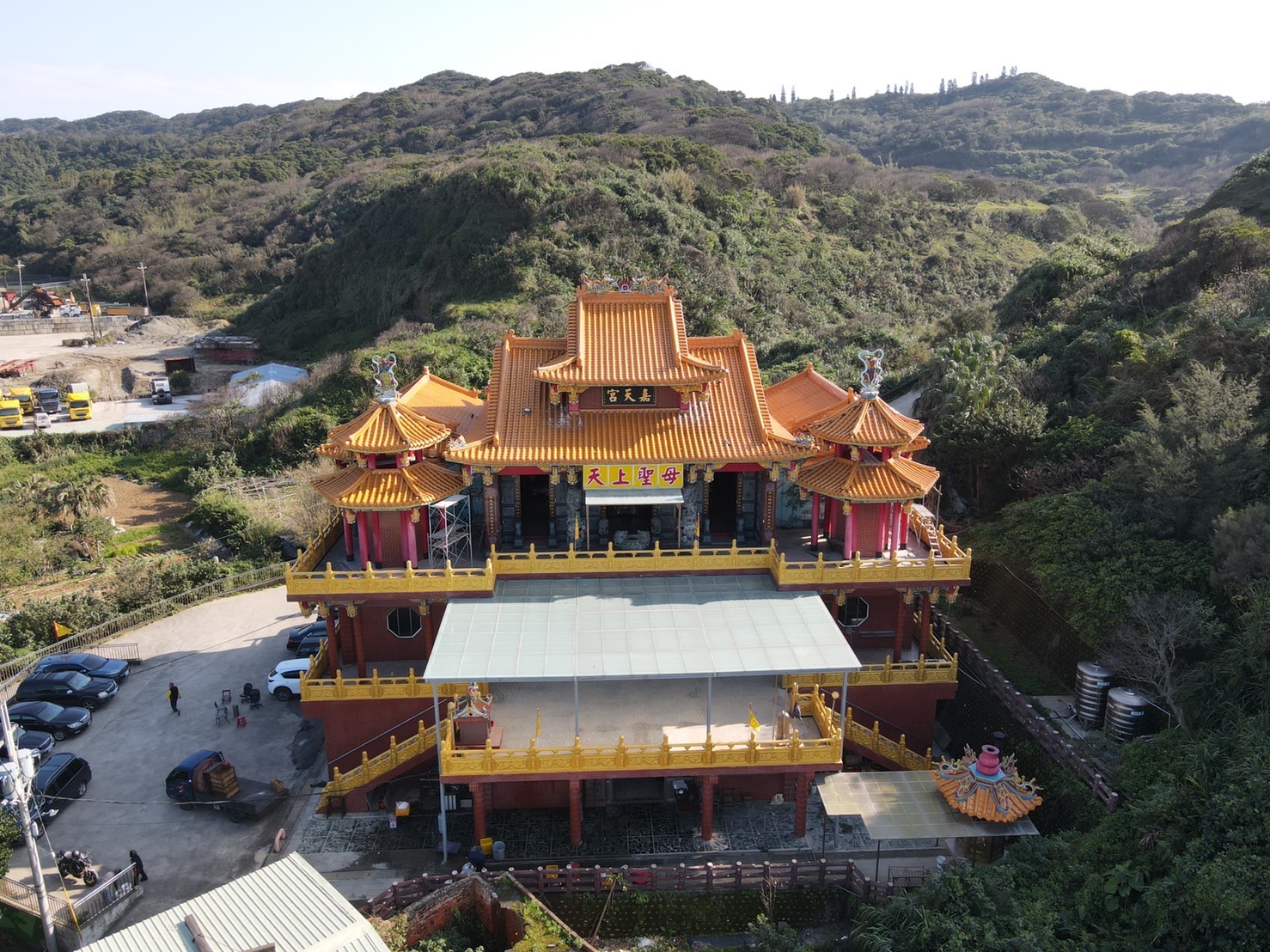 林口嘉天宮空拍鳥瞰