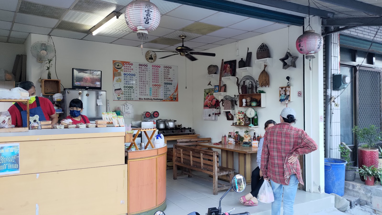 溫德堡早餐店店內櫃檯實景